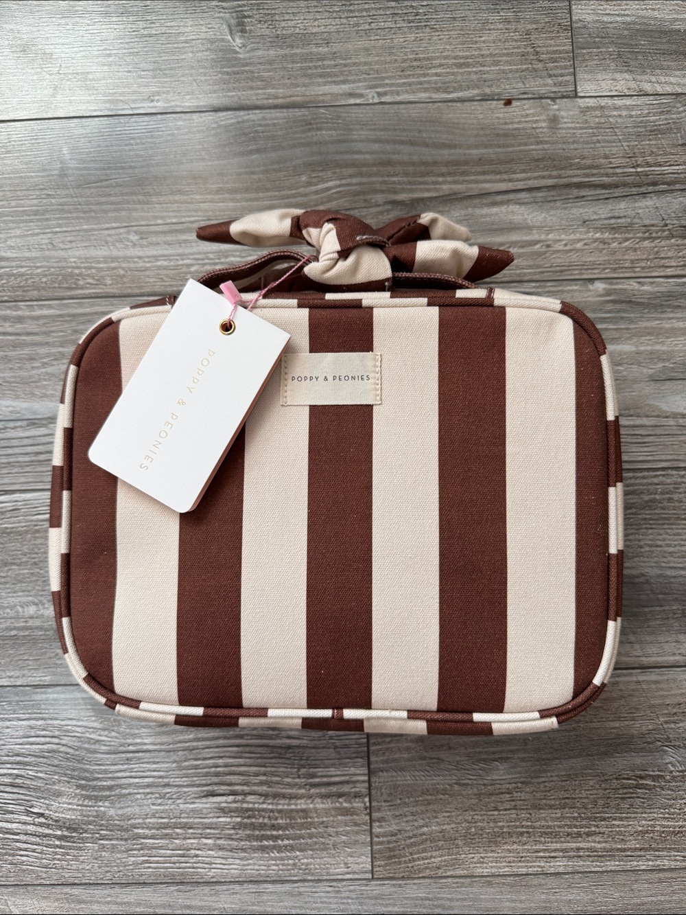 Poppy & Peonies Hook Me Up Cosmetic Case